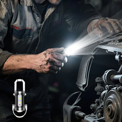 Portable Rechargeable Bright Keychain Flashlight